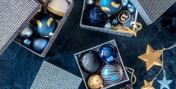 Képtalálat a következőre: „maisons du monde deco noel bleu”