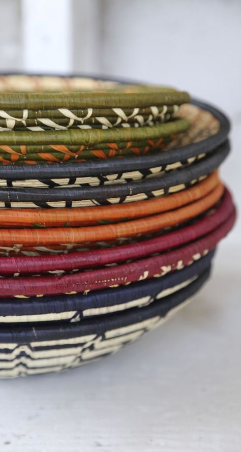 Fair Trade Baskets // Handmade in Uganda // DIY Basket Wall // Ethical Home Decor // Slow Design
